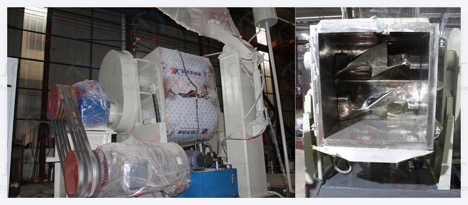 hydraulic tilting sigma mixer detail