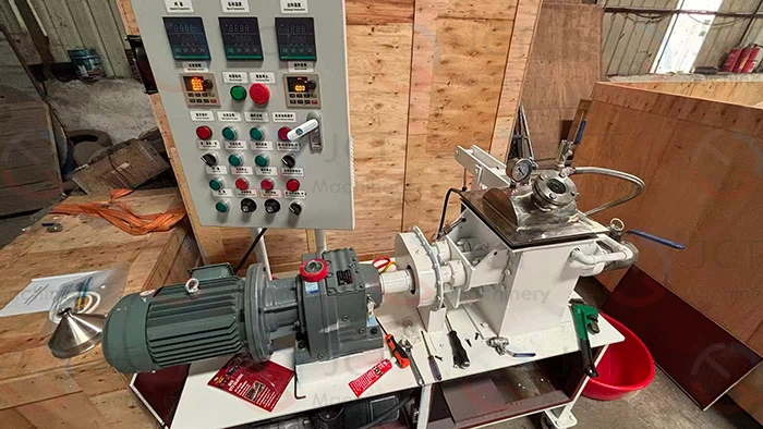 5L laboratory screw discharge sigma mixer by JCT 5L lab scale sigma mixer with screw discharge
